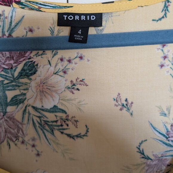 TORRID Challis Skater Dress SIZE 4 - Picture 2 of 4